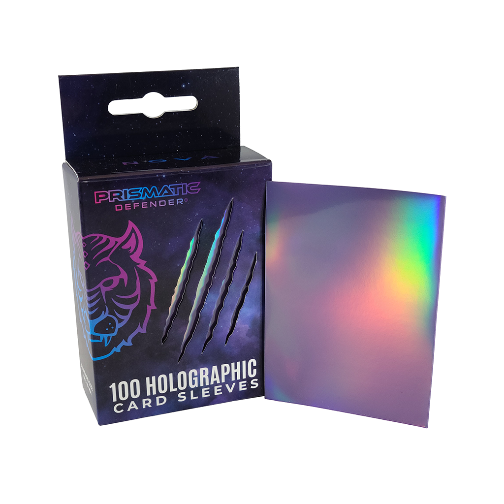 Prismatic Defender: Holographic Card Sleeves - Standard Size - 3 Foil Designs