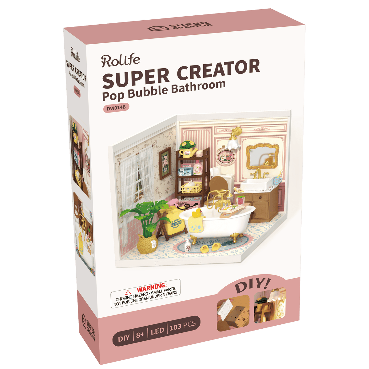 Rolife | Super Creator: Pop Bubble Bathroom - [DW014B]