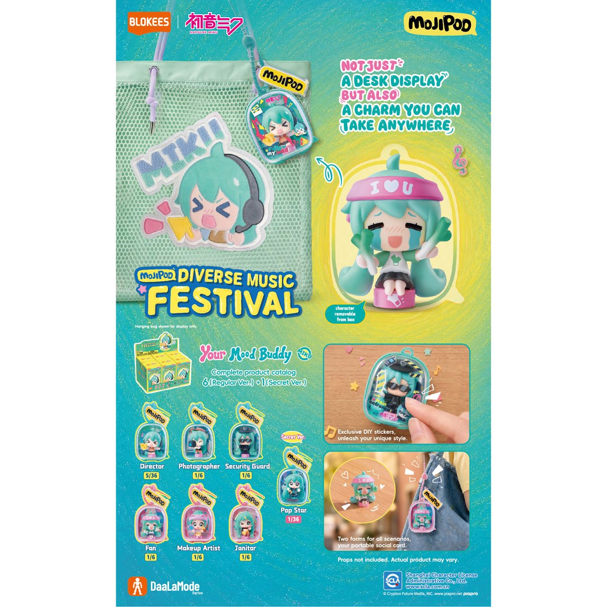 Hatsune Miku | Blokees: Diverse Music Festival Model Kit - Blind Box