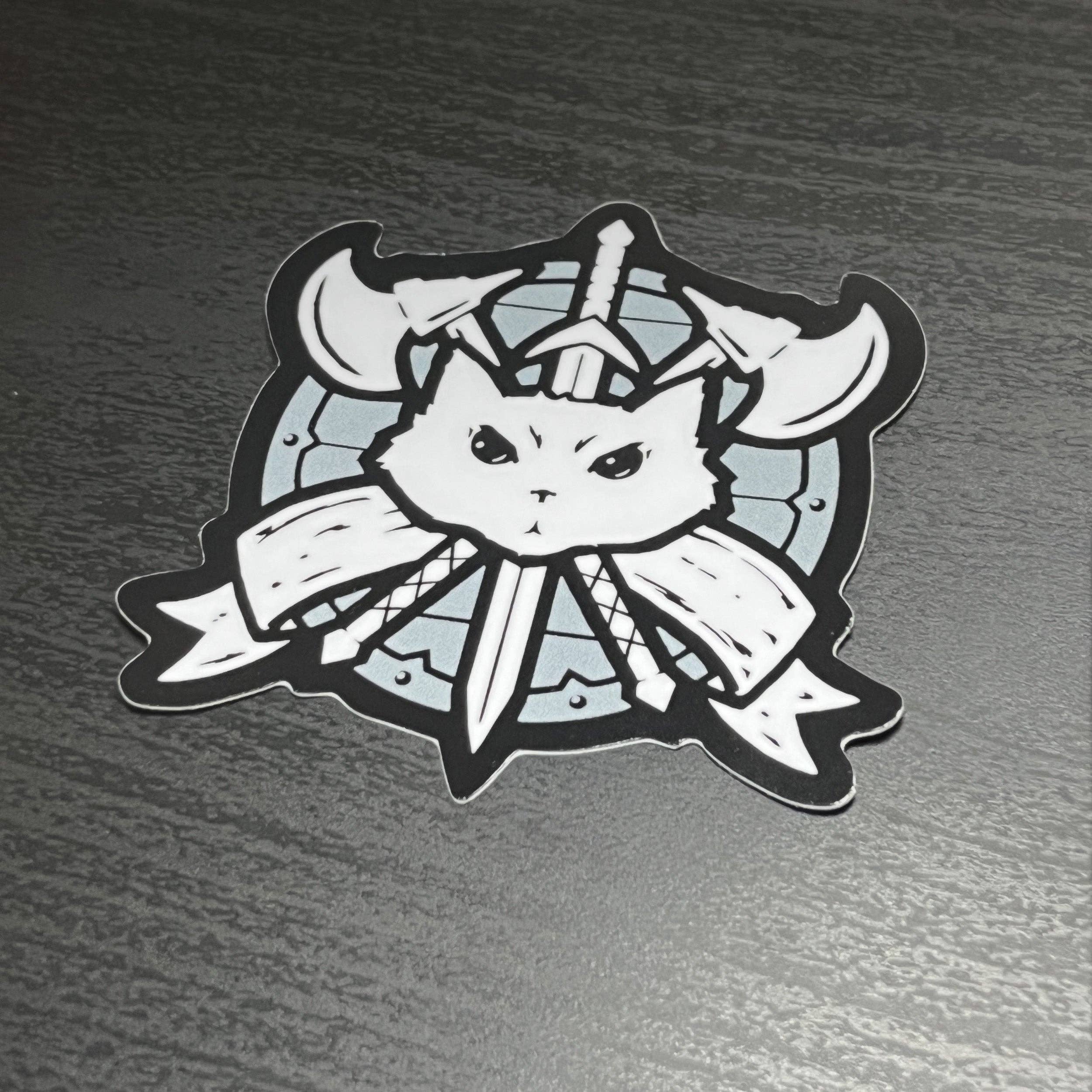 Pegatinas de luchador - 3 pulgadas