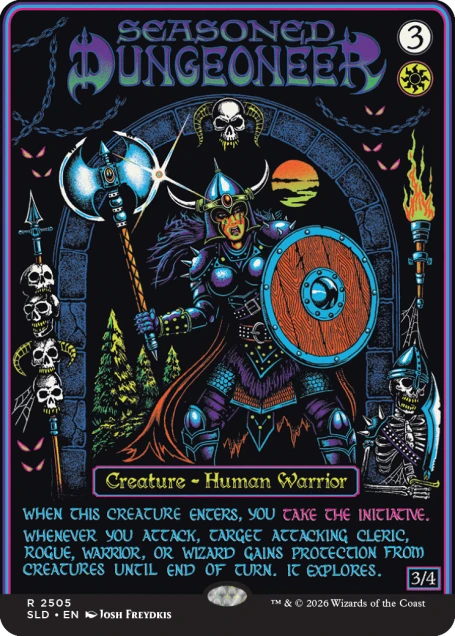 Magic the Gathering: Secret Lair Drop Series - Black Lights & Dark Dungeons - NONFOIL