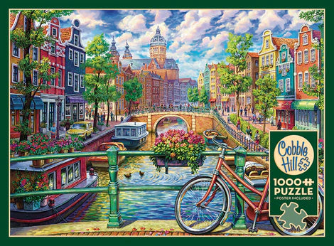 Puzzle: Amsterdam Canal (1000 pcs.)