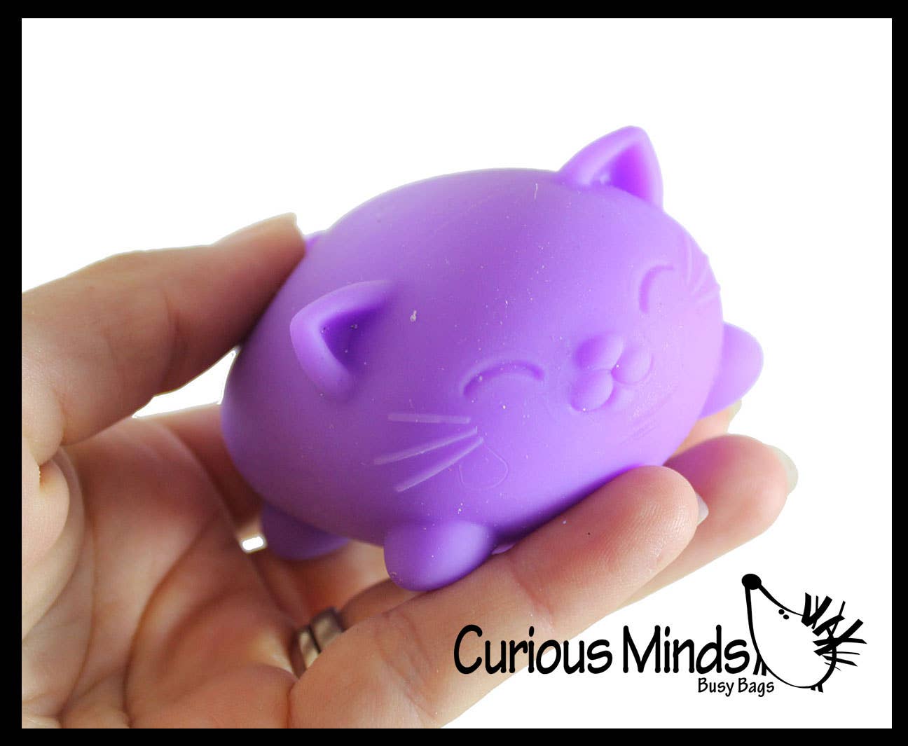 1 Cat Nee Doh Soft Fluff- Filled Squeeze Stress Ball