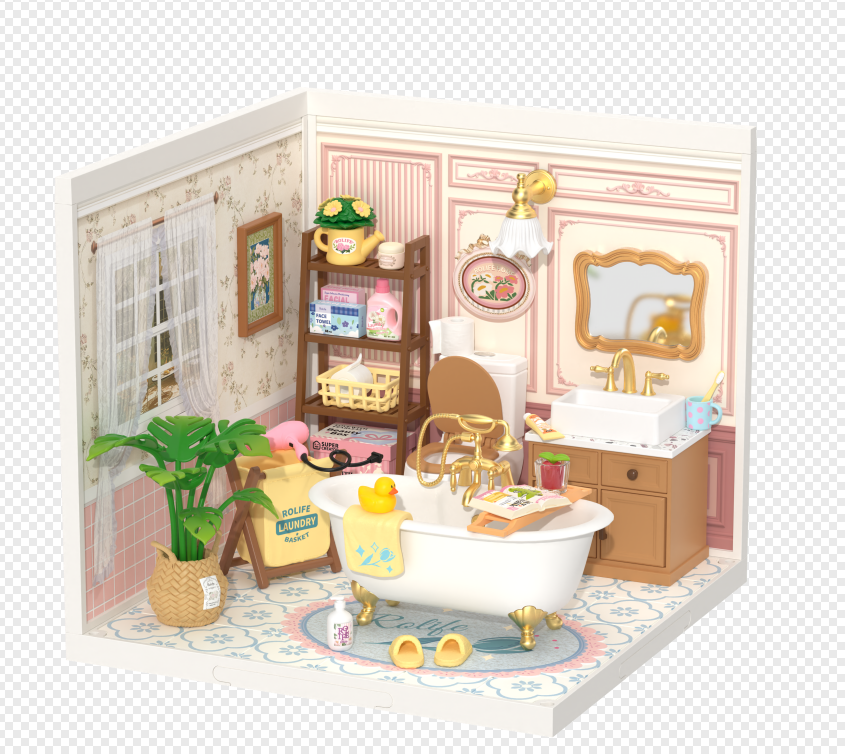 Rolife | Super Creator: Pop Bubble Bathroom - [DW014B]