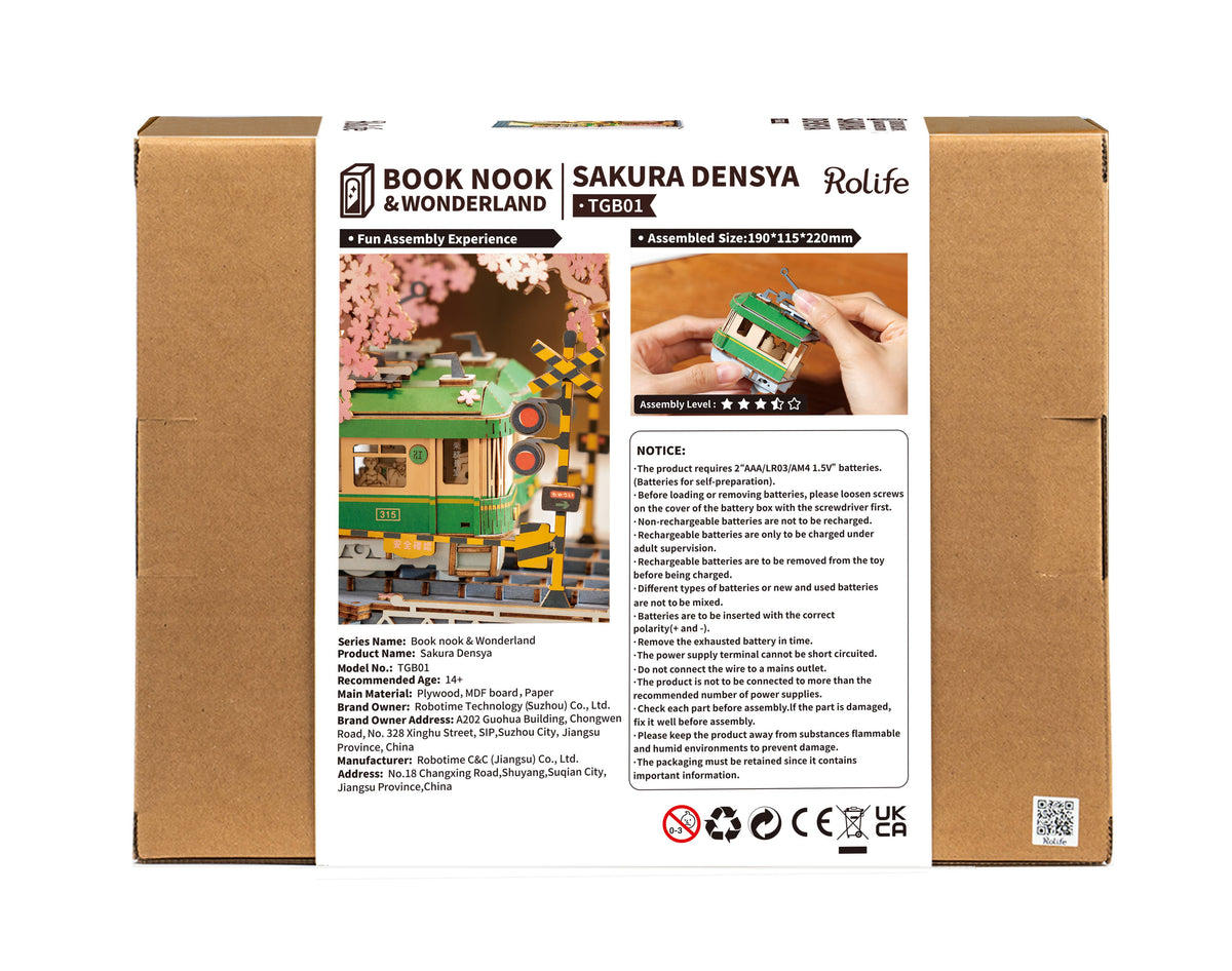 Rolife | BookNook & Wonderland: Sakura Tram - [TGB01]
