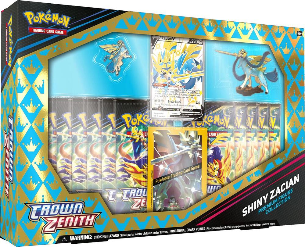 Pokemon Crown Zenith "Shiny Zacian" Premium Figure Collection
