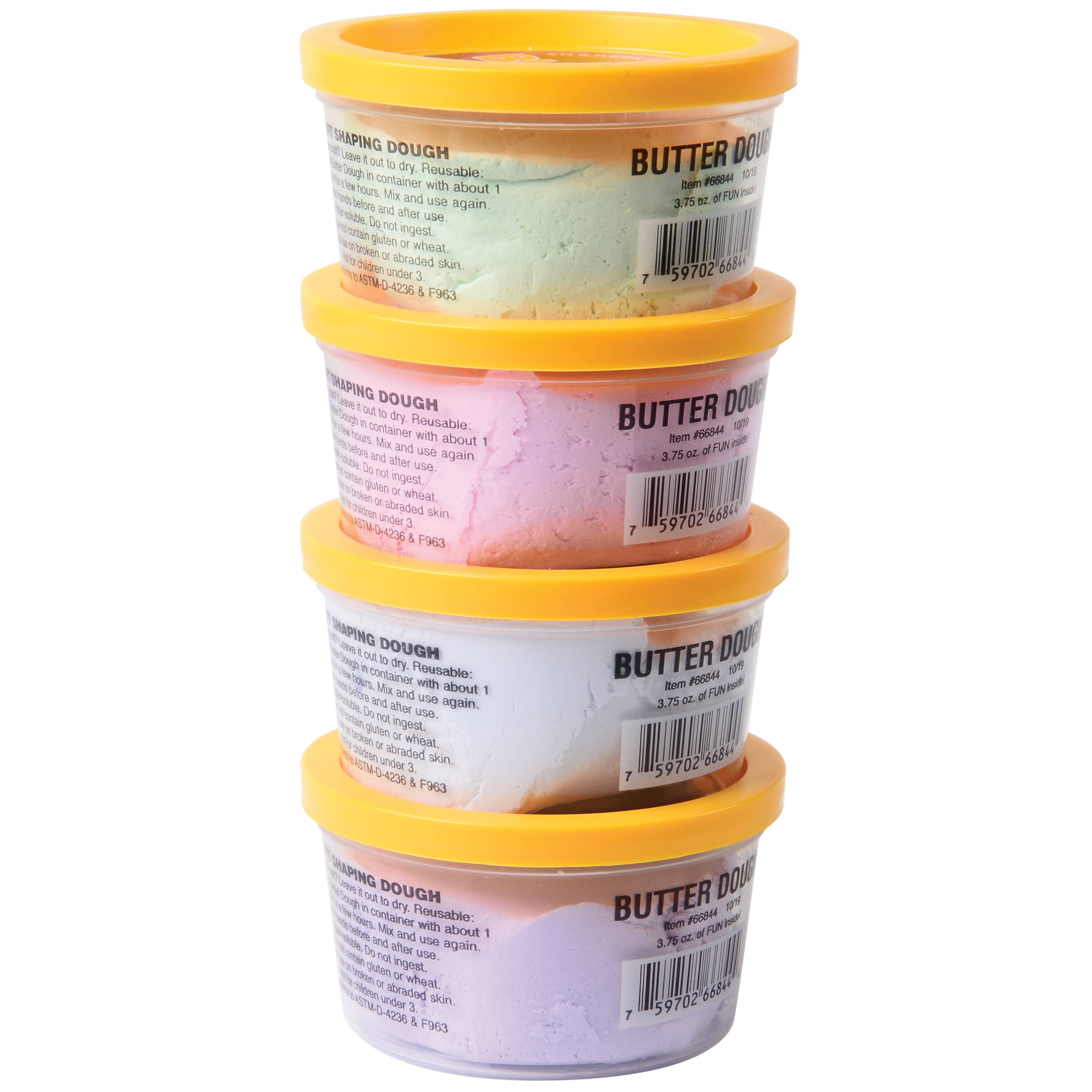 Color Changing Butter Dough 18-unit Display