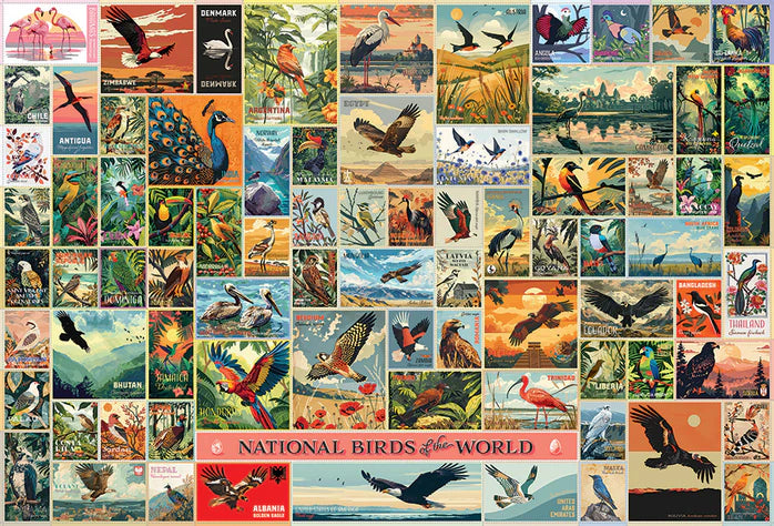 Puzzle: National Birds of the World (2000 pcs.)