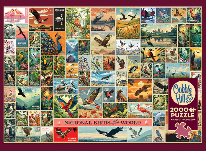 Puzzle: National Birds of the World (2000 pcs.)