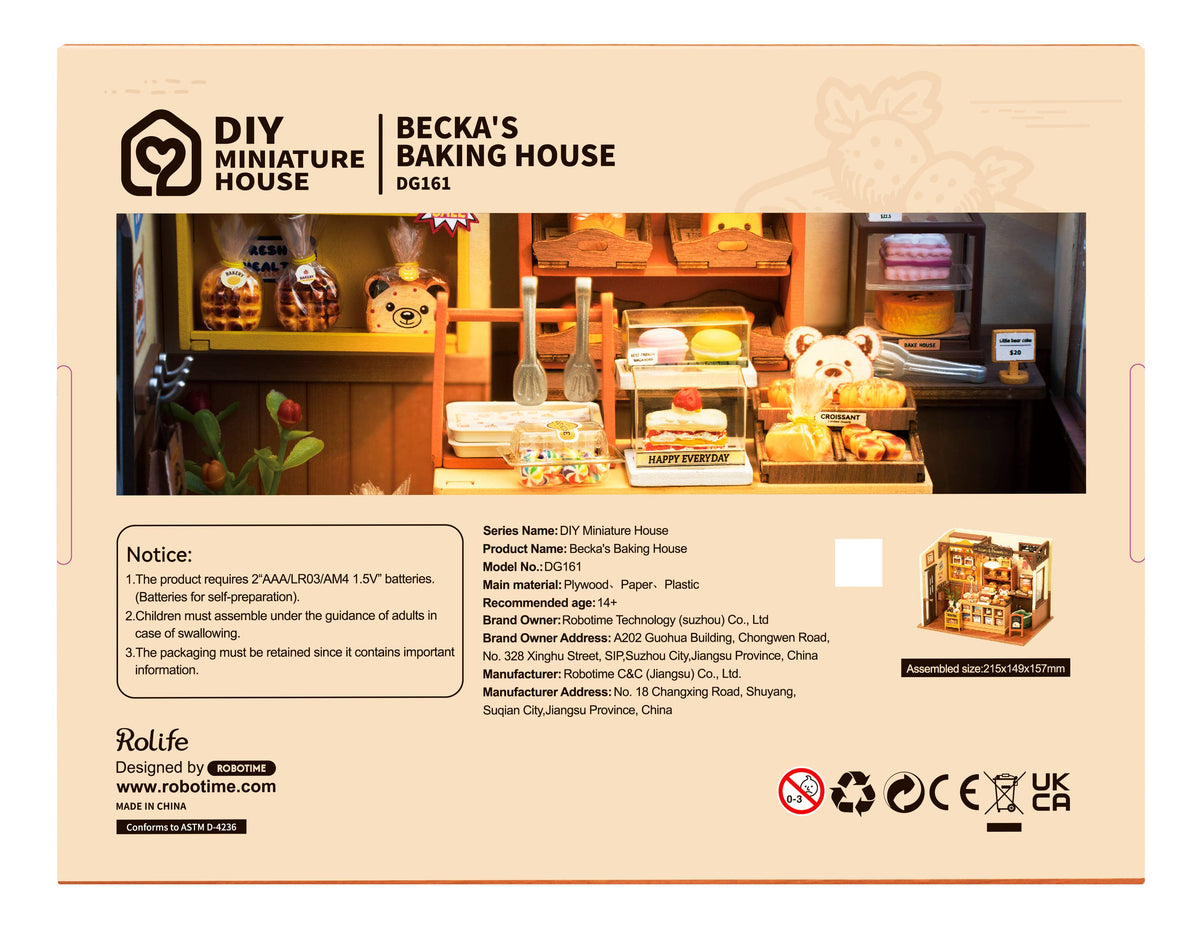 Rolife | DIY Miniature House: Becka's Baking House -[DG161]