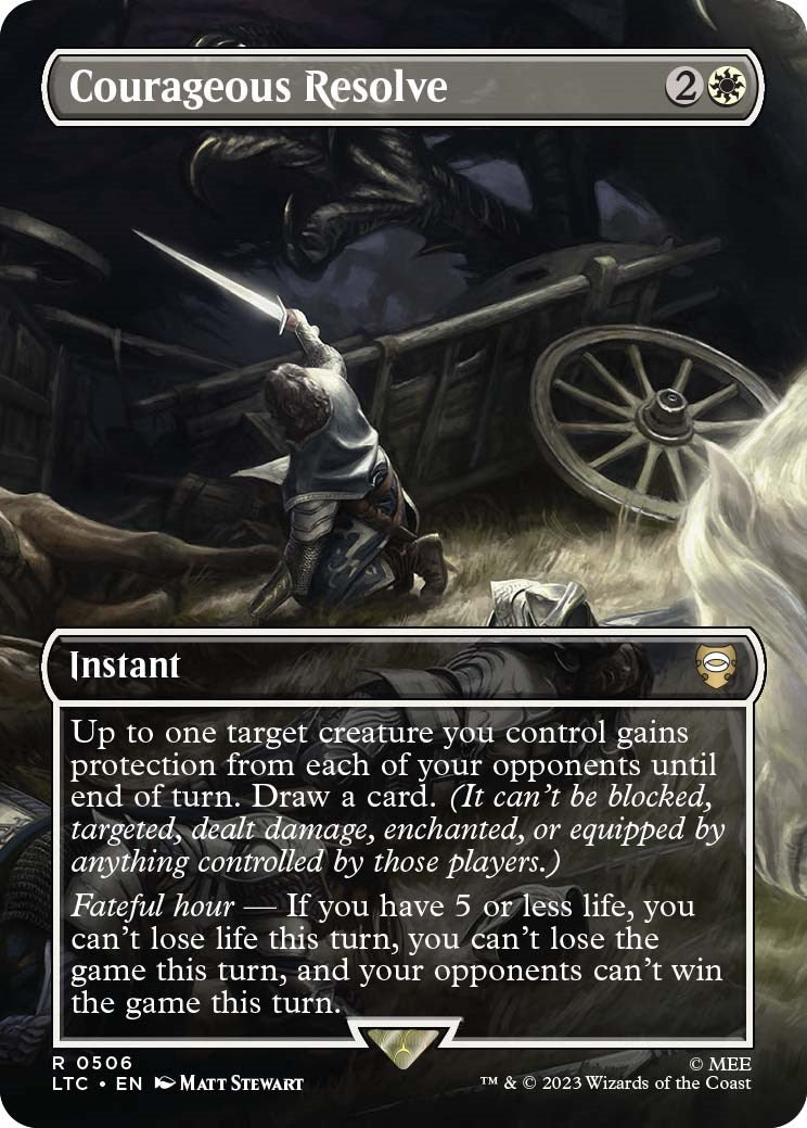Courageous Resolve (Borderless)