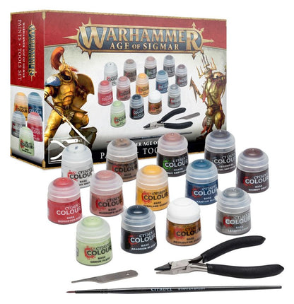 Warhammer Age of Sigmar: Paints + Tool Set