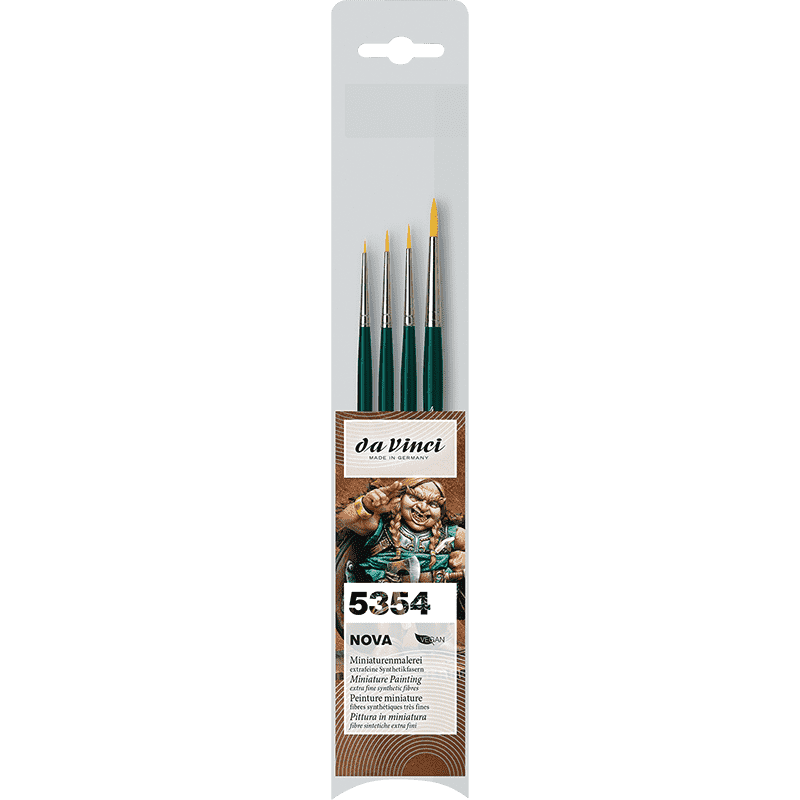 Da Vinci: NOVA Paint Brush Set 5354 - Details and Miniatures
