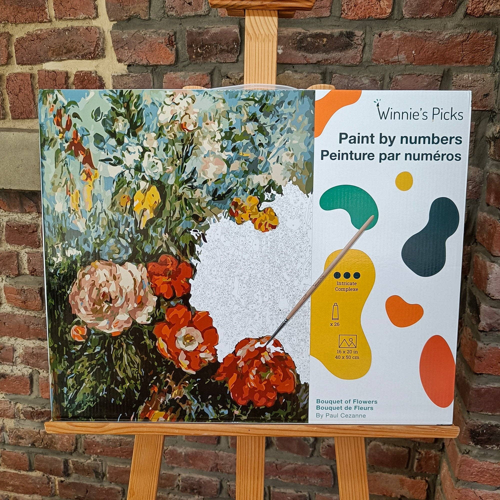 Bouquet of flowers, by Paul Cezanne - 2025 Decor Paint by Numbers