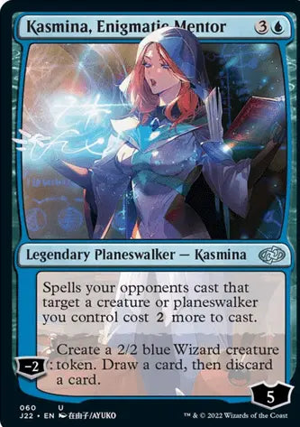 Magic: The Gathering - Kasmina, Enigmatic Mentor - Single Sided Fleece Throw Blanket