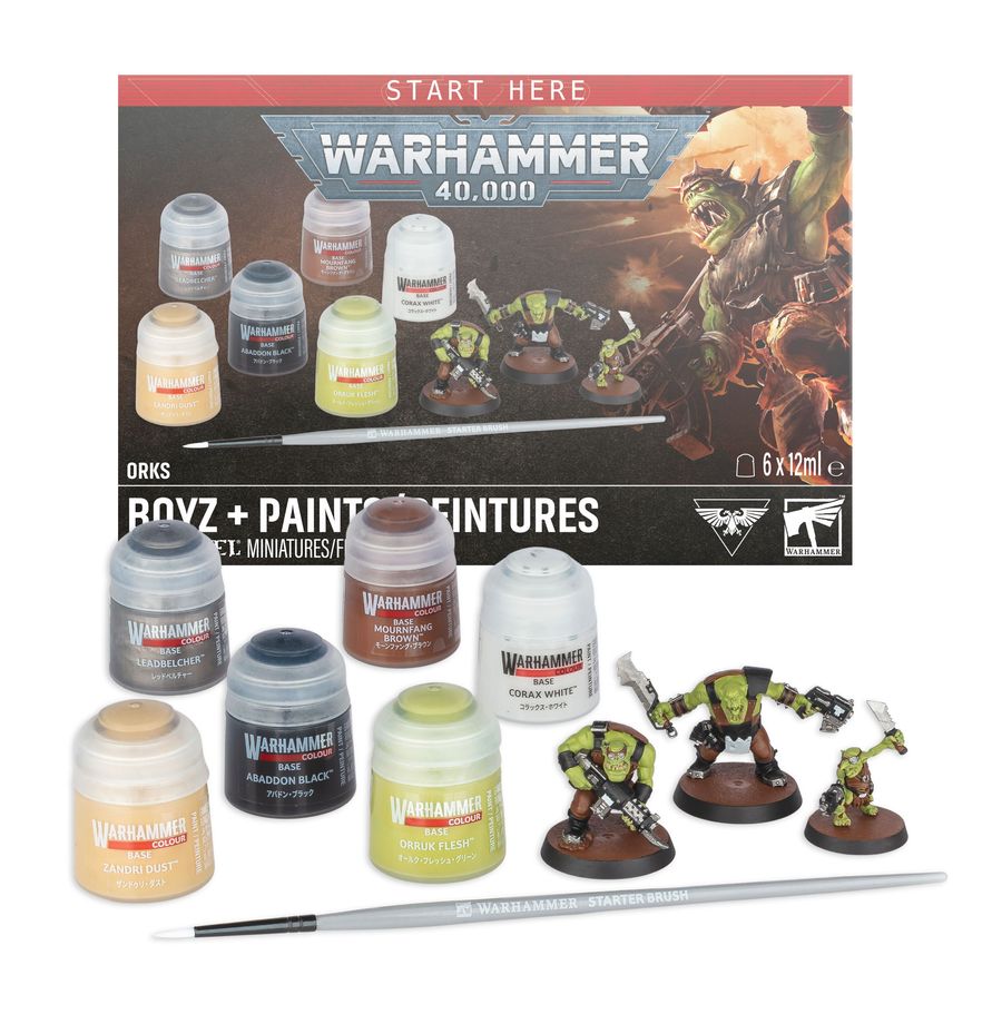 Warhammer 40K: Boyz + Paints Set