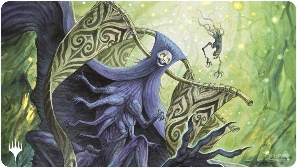 MTG Duskmourn Playmat: Mythic Cycle Green- Overlord of the Hauntwoods