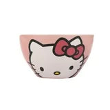 Hello Kitty 20 Oz Pink Bowl With Blue Chopsticks