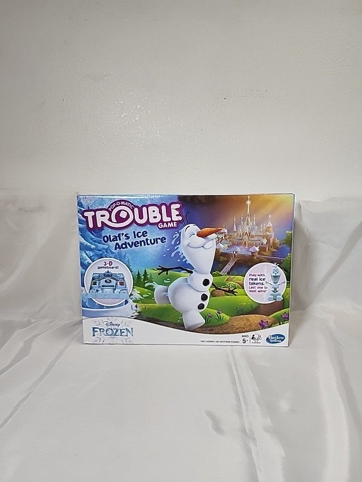 Disney Frozen Pop-O-Matic Trouble Game "Olaf's Ice Adventure" Family Fun, B-030