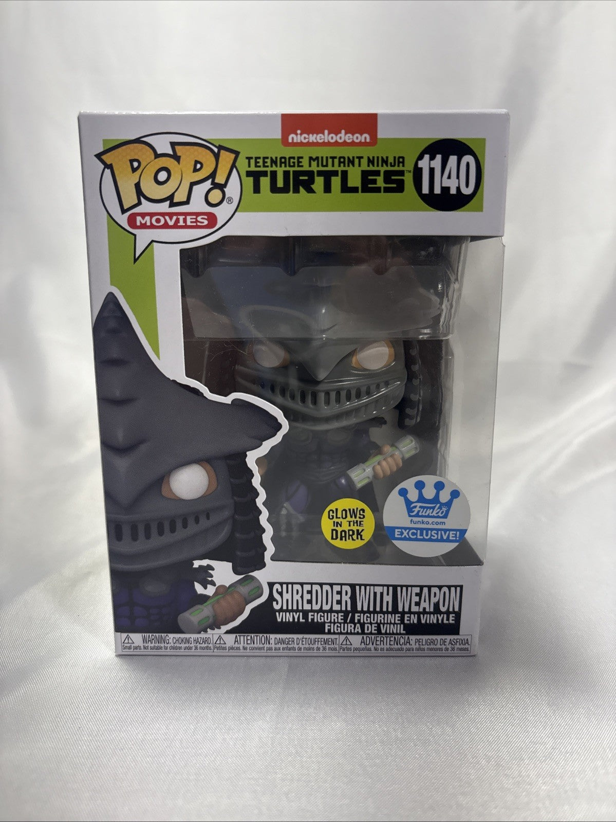 Funko POP! Movies: TMNT - Shredder With Weapon [GITD] (Funko Shop EXCL) JJ0230JW0