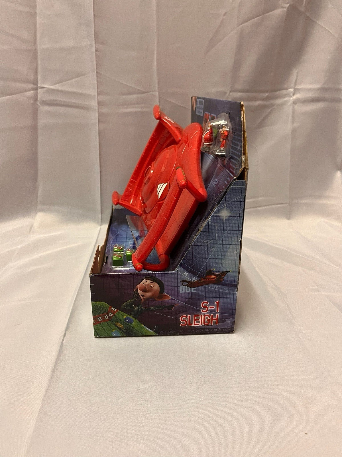 2011 The Bridge Direct Arthur Christmas S-1 Sleigh with 3 Mini Figures BREE2