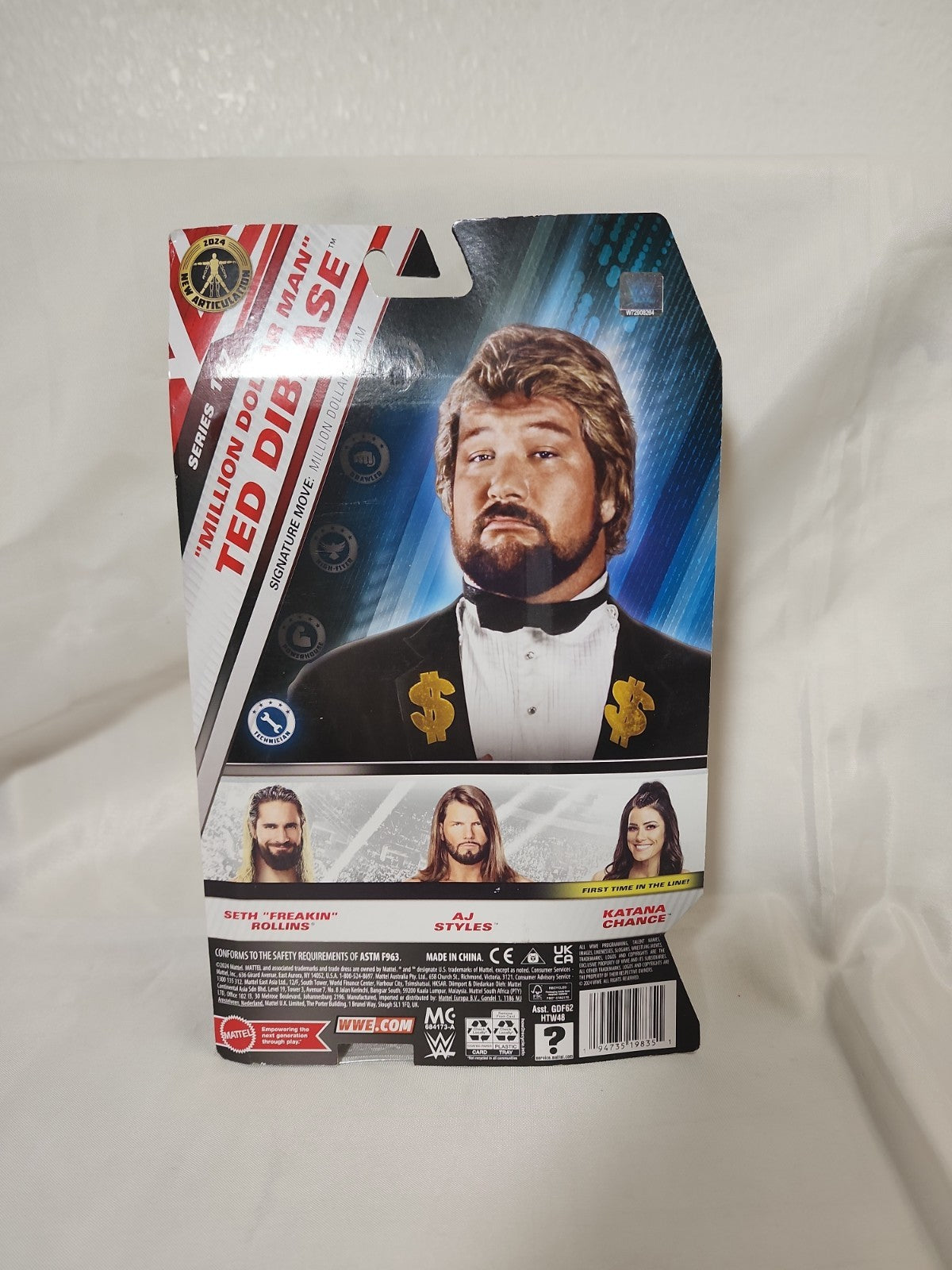 WWE Mattel Series 147 Main Event Million Dollar Man Ted DiBiase Figure,JJ-B-261