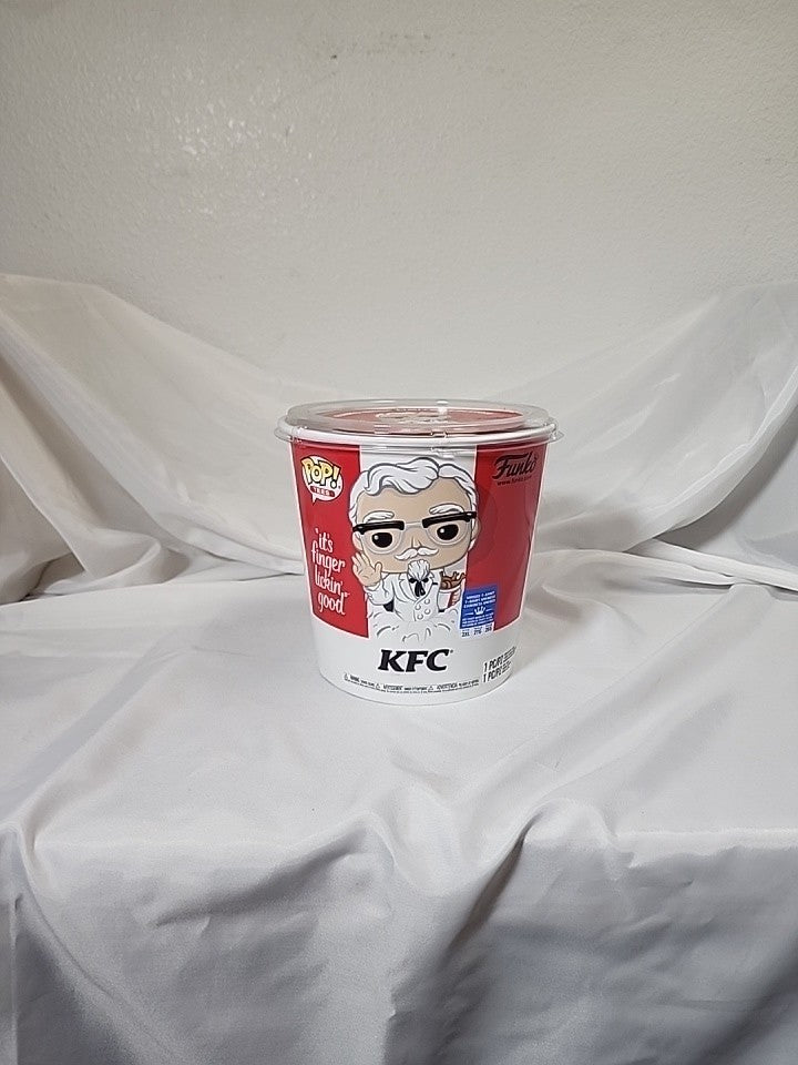 Funko Pop!Tees KFC Bucket Gold Vinyl Colonel Sanders Figure 2XL T-Shirt,JJ-B-250