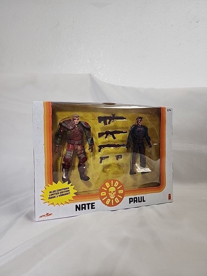 DIE! DIE! DIE! Nate & Paul STEALTH Bloody Action Figure Set Skybound Image,A-030