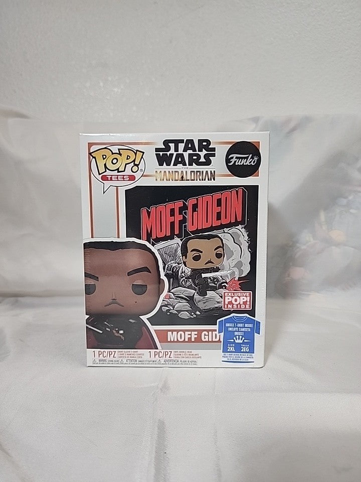 Funko Pop Star Wars Moff Gideon GITD Bobble-Head Figure & 2XL T-Shirt,JJ-B-320