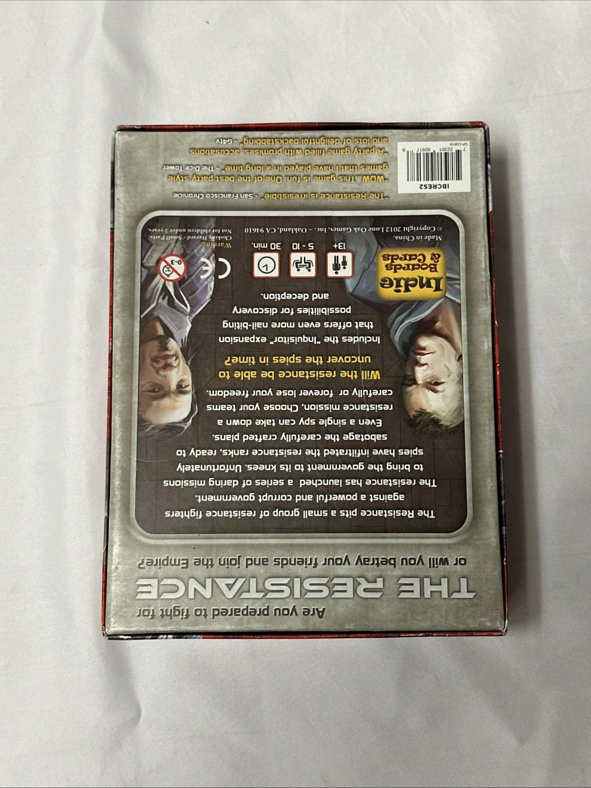 The Resistance The Dystopian Universe Strategy Card Game COMPLETE MR1810W1