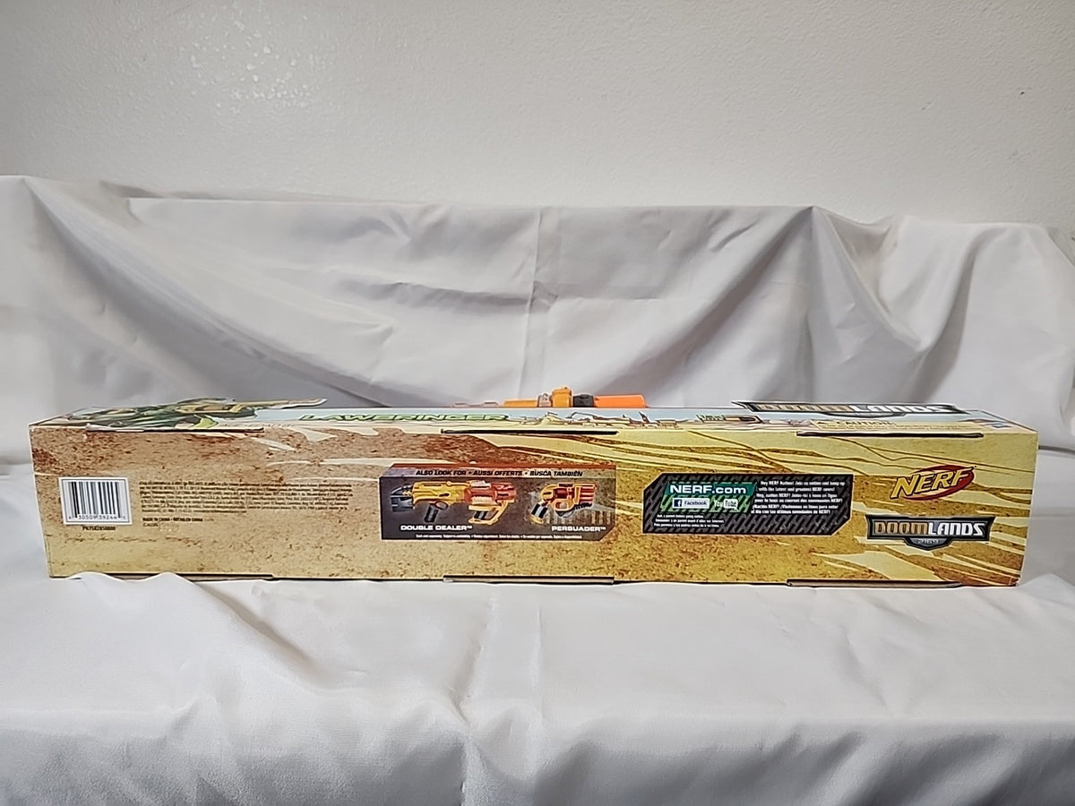 Hasbro Nerf DoomLands 2169 Lawbringer 12 Dart Rotating Drum Age 8 Up JJ-B-051