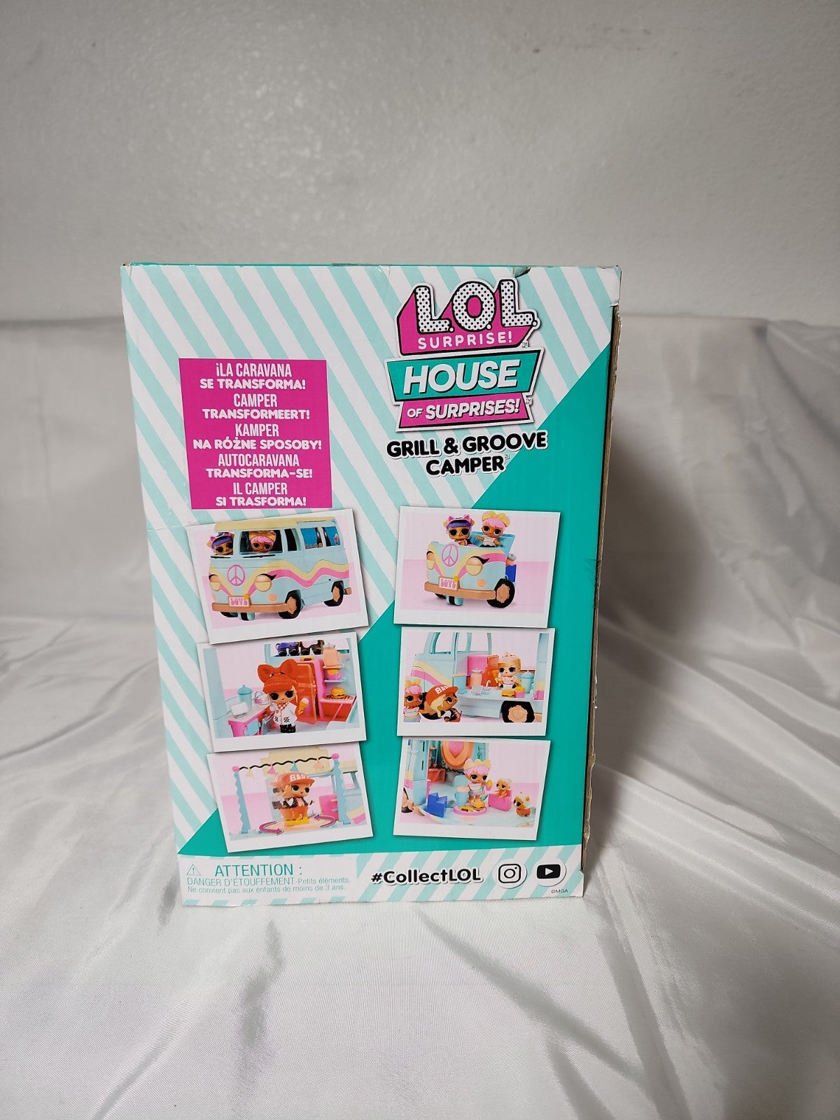 LOL Surprise 5-IN-1 Grill & Groove Camper Transforming Playset,JJ-B-333