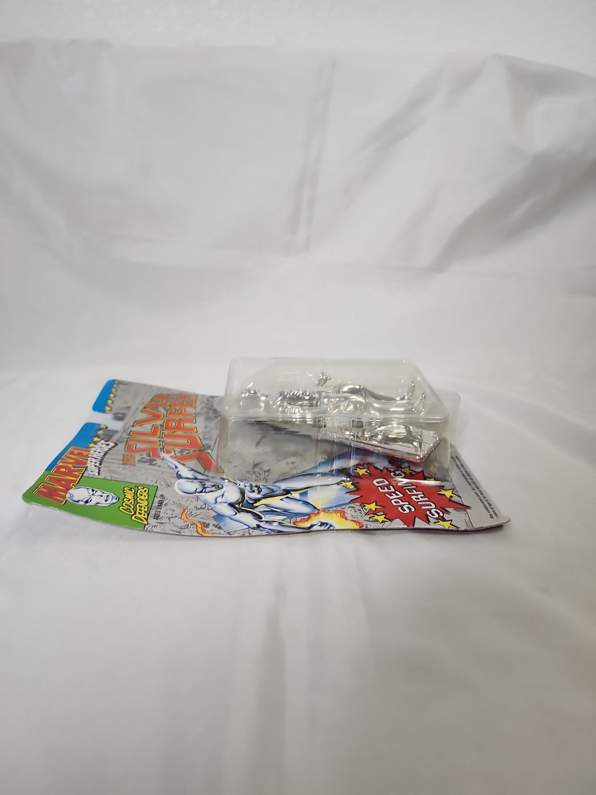 MARVEL SUPER HEROES SILVER SURFER ACTION FIGURE SPEED SURFING TOY 1992,JJ-B-031