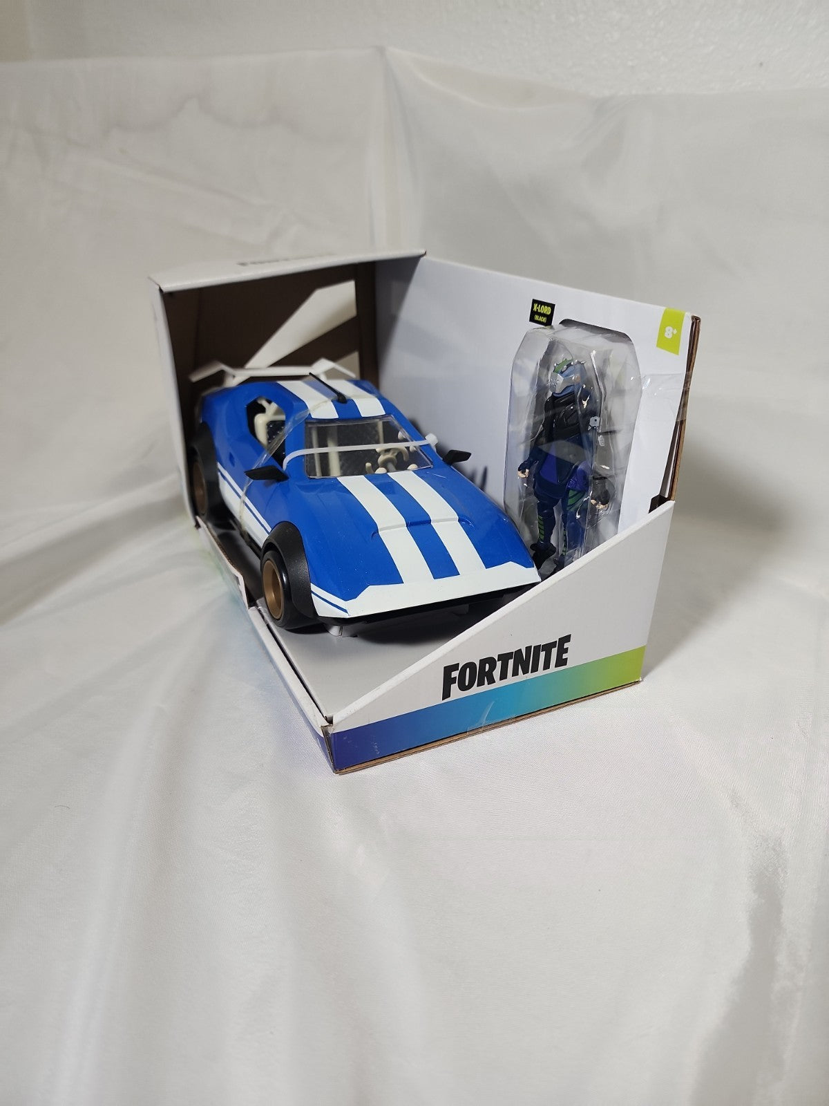 Fortnite Joy Ride Whiplash Rally Car Venicle w/ X-Lord 4" Figure,JJ-A-041