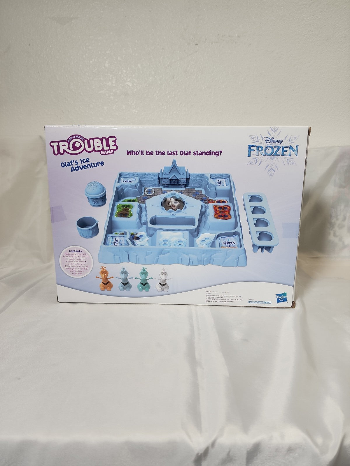 Disney Frozen Pop-O-Matic Trouble Game "Olaf's Ice Adventure" Family Fun, B-032