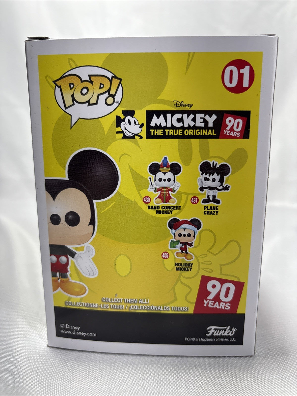 Funko Pop Mickey Mouse #01 Disney 90 Years Shop Exclusive Vinyl Figure JJ0240JW2