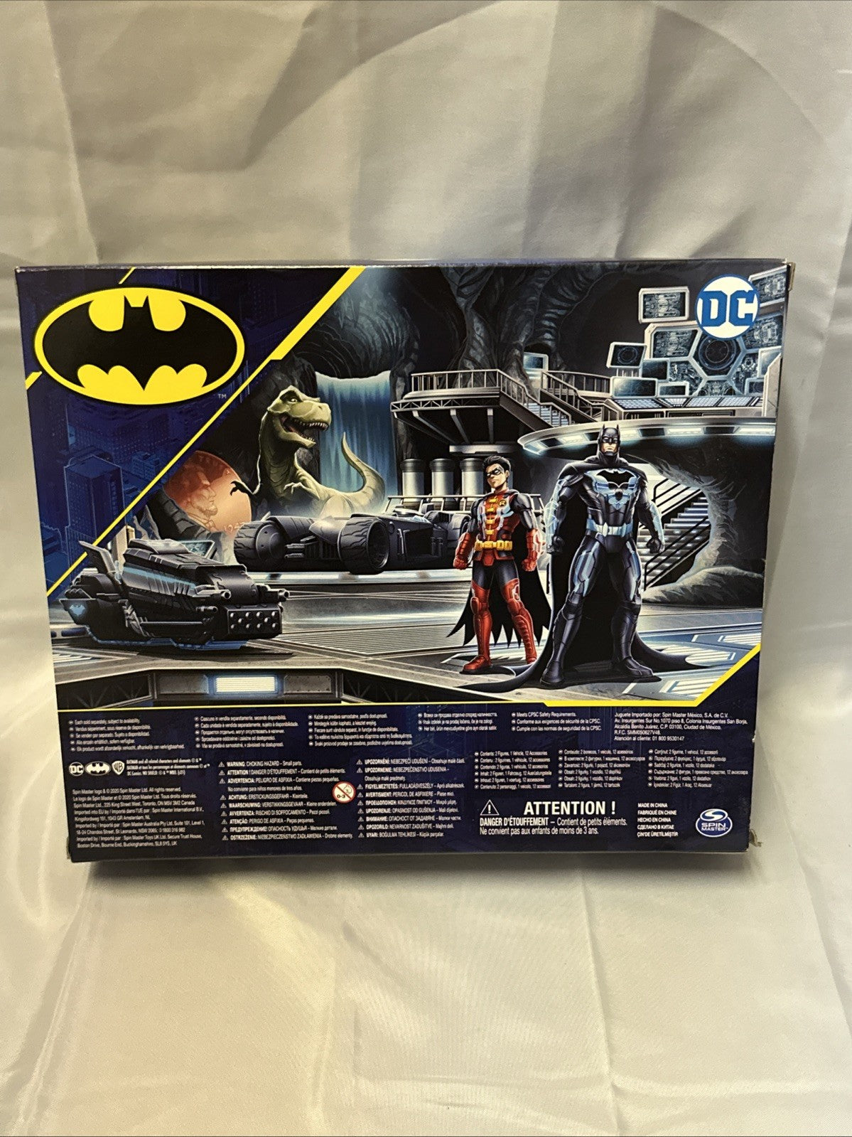 DC Comics Spin Master Batman Moto-Tank Vehicle 4" Bane & Batman PW0130WH1