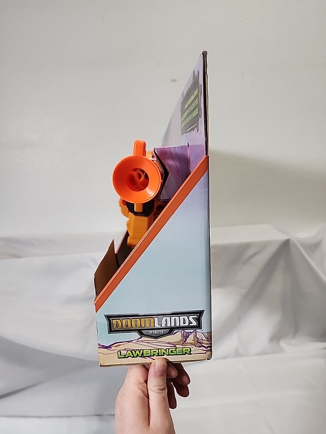 Hasbro Nerf DoomLands 2169 Lawbringer 12 Dart Rotating Drum Age 8 Up JJ-B-053