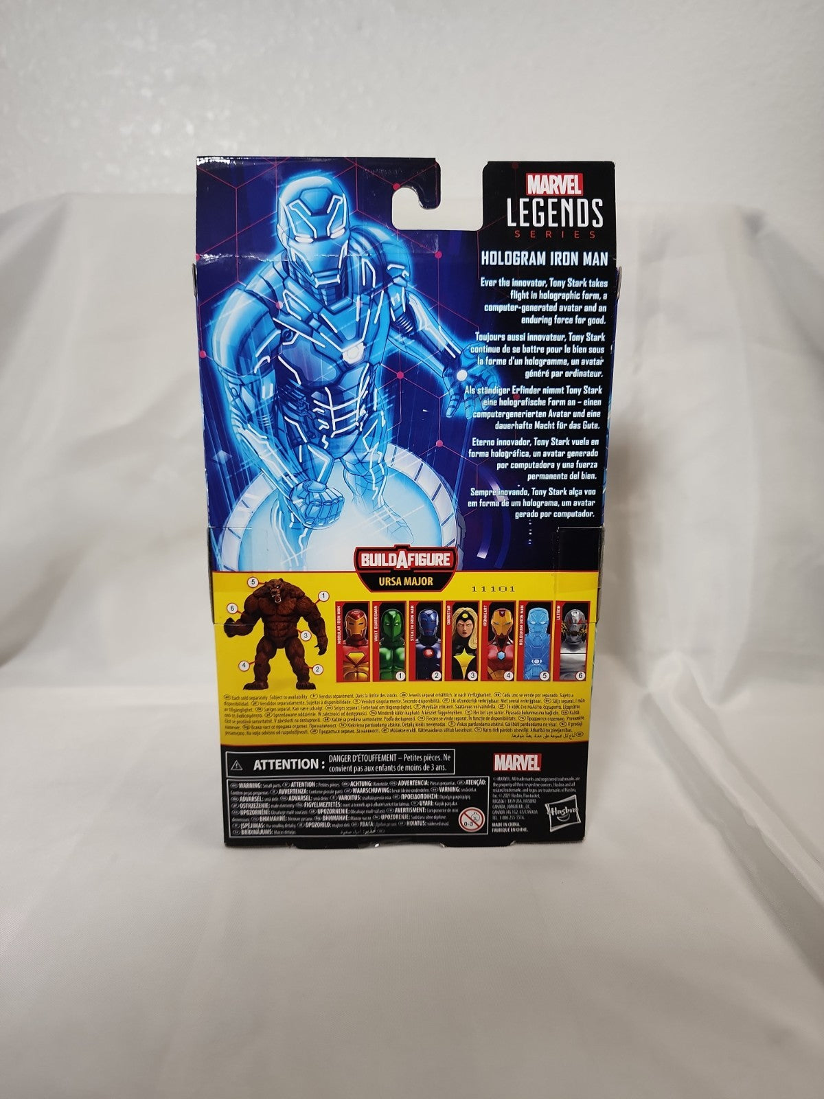 Marvel Legends - Hologram Iron Man w/ Ursa Major BAF - Hasbro 2021 - JJ-B-265