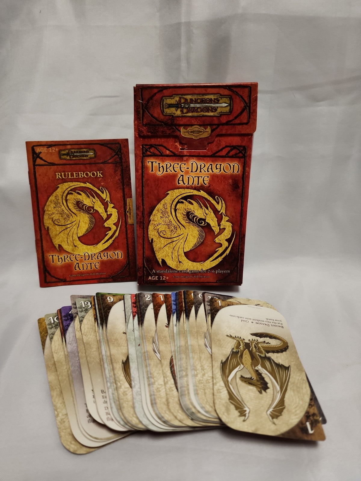 Three-Dragon Ante: Dungeons & Dragons Card Game by WotC, 2005 - Complete MR-A-220
