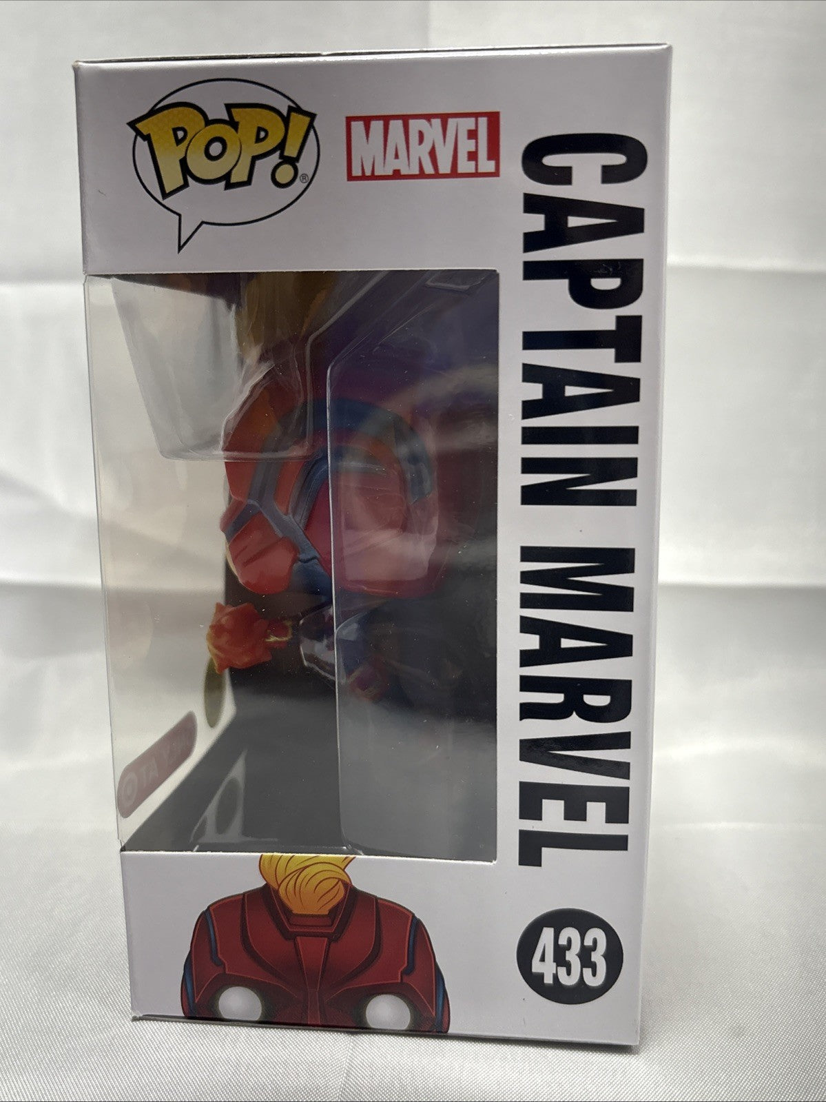 Funko Pop Marvel Captain Marvel only at Target #433 glow in dark JJ0240JW3