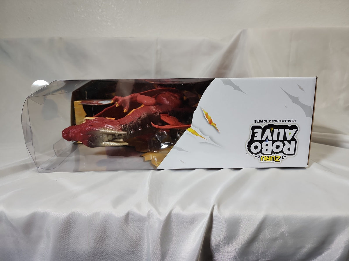 Zuru Robo Alive Fire Breathing Dragon Real Life Robotic Pet (Red) New JJ-B-336