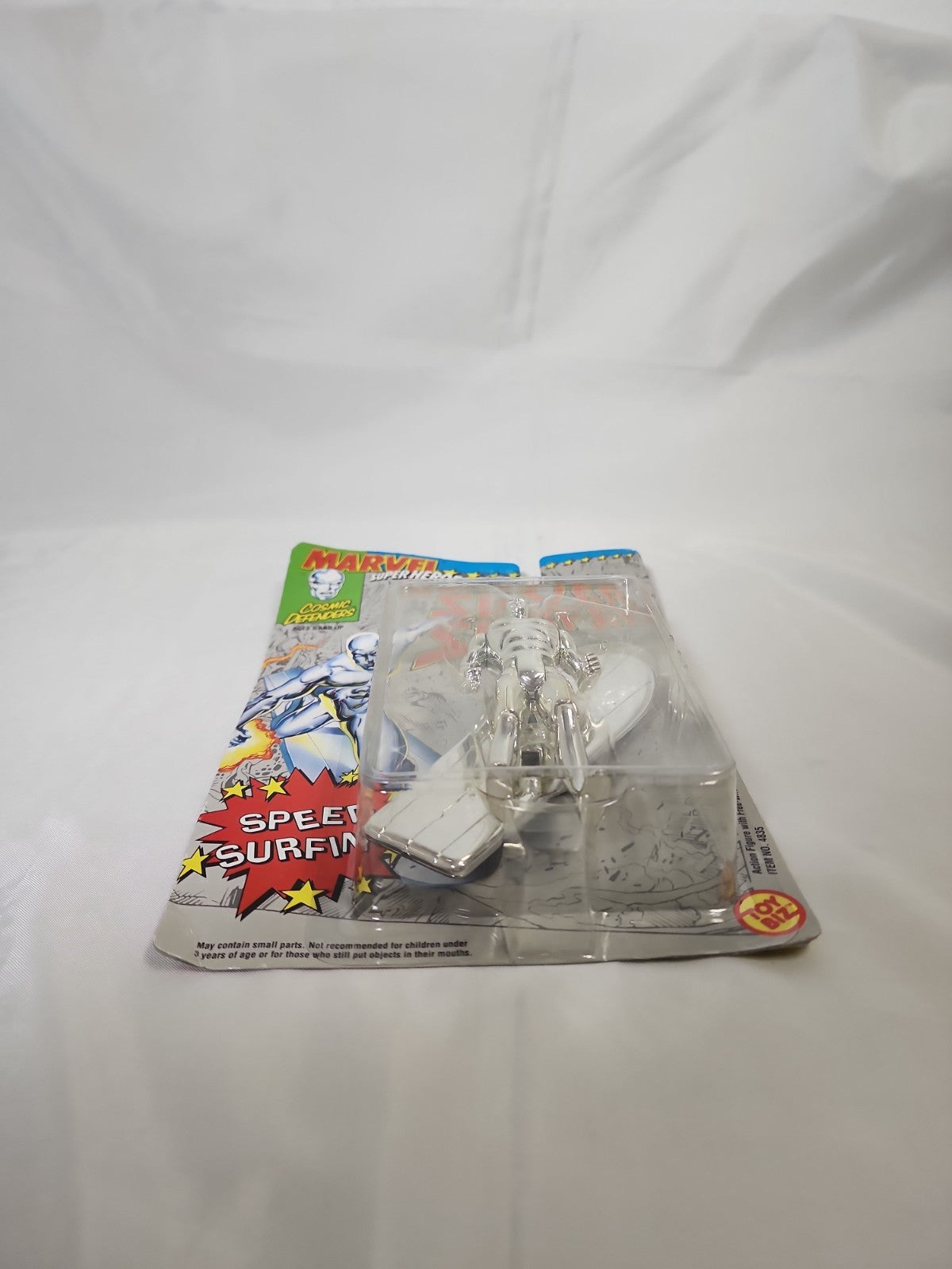 MARVEL SUPER HEROES SILVER SURFER ACTION FIGURE SPEED SURFING TOY 1992,JJ-B-032