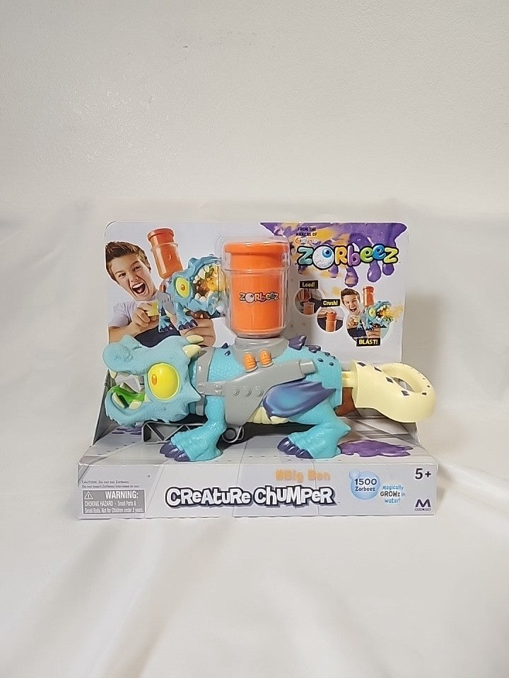 SEALED Zorbeez - Creature Chumper Big Ben Blaster  & 3 Beads Packets, JJ-B-270