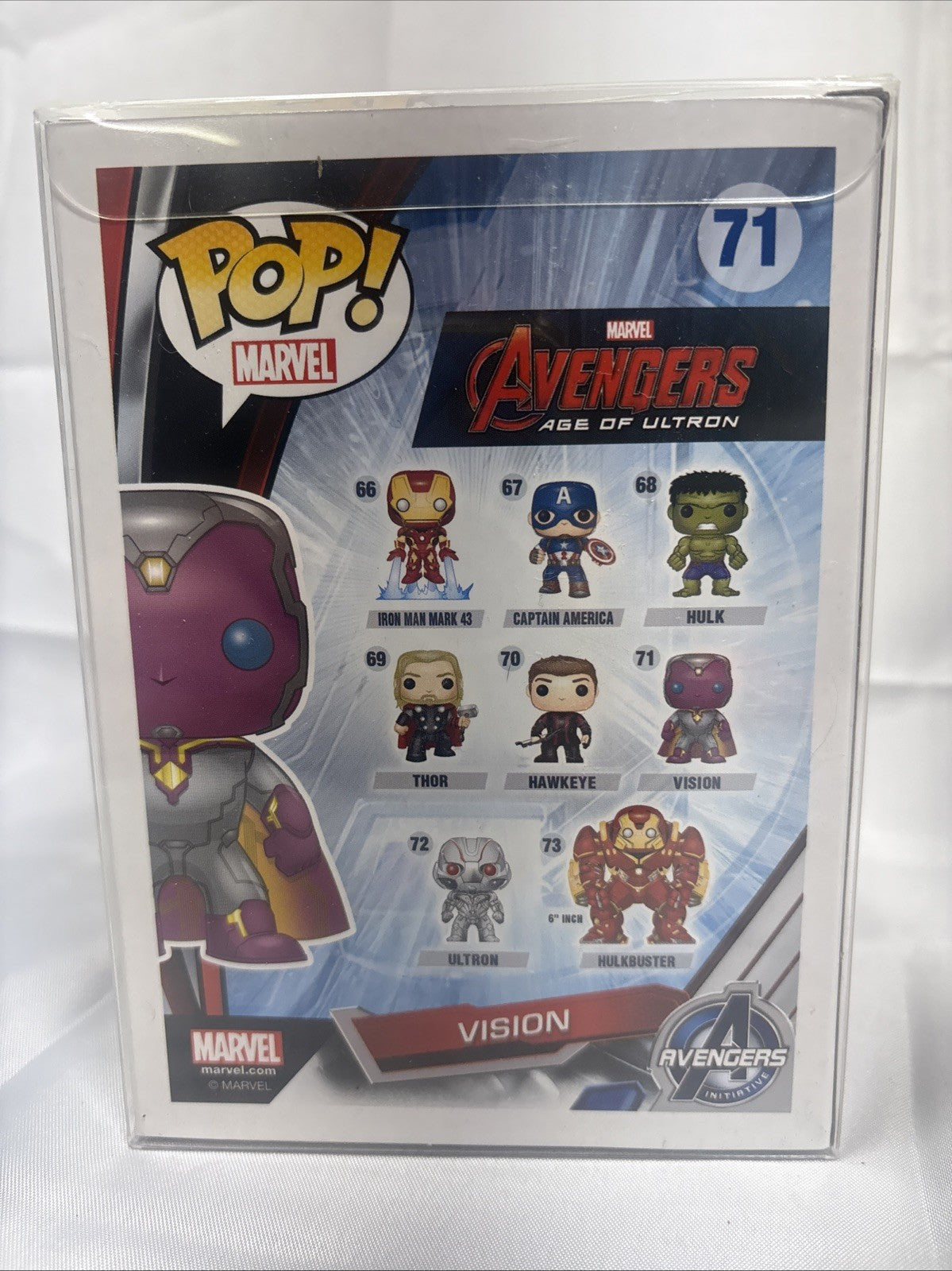 Funko Pop The Avengers Vision Target Exclusive # 71 JJ0220JW2