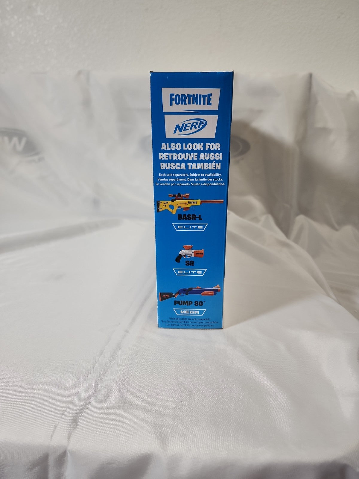 NERF Fortnite 6-SH Dart Blaster Toy W/Rotating Drum [Camo Pulse Wrap], JJ-B-022