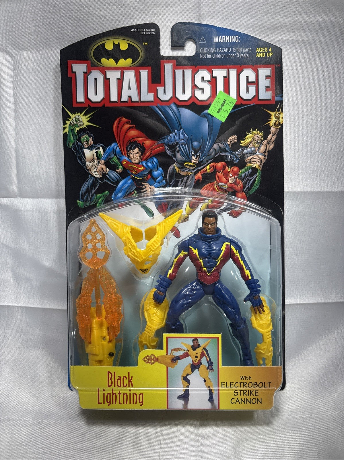 Kenner DC Comics Total Justice Black Lightning 5" Vintage 1997 New JJ0210JW0