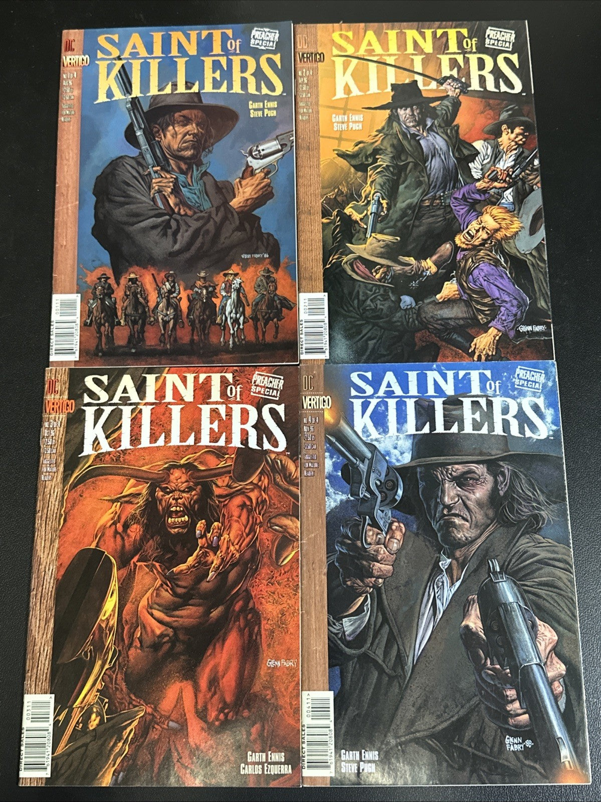 Preacher Special: Saint of Killers (1996) #'s 1 2 3 4 VF+ Set Vertigo PW1-4000