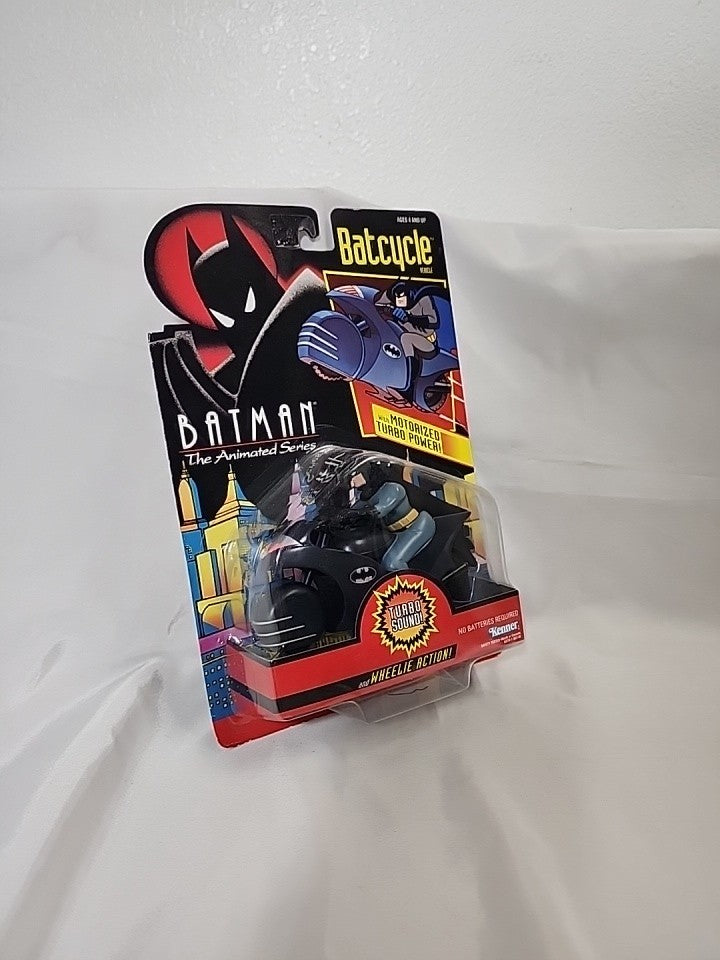 Batman The Animated Series Batcycle Action Figure 1992 Kenner MOC, JJ-A-040