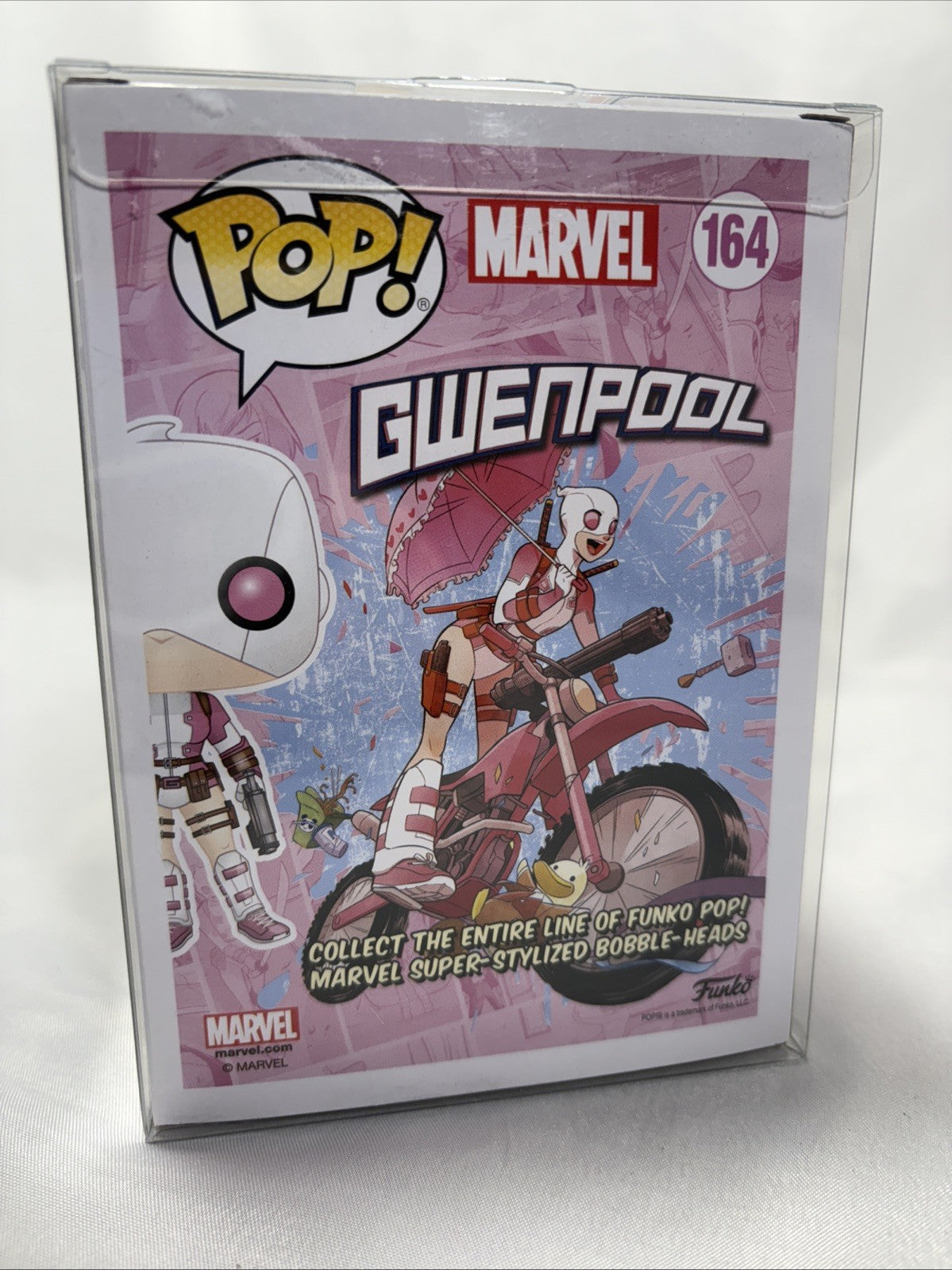 Funko Pop #164 GWENPOOL BOBBLE-HEAD FREE SHIP LOWER 48 STATES  JJ0240JW2
